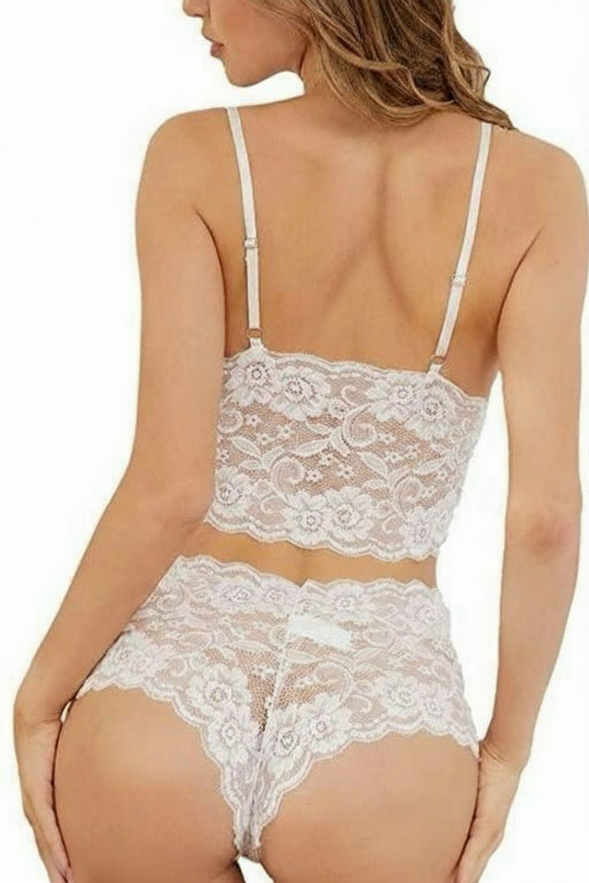 Lushè Ivory Blossom Lace Set